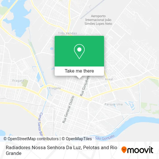 Radiadores Nossa Senhora Da Luz map