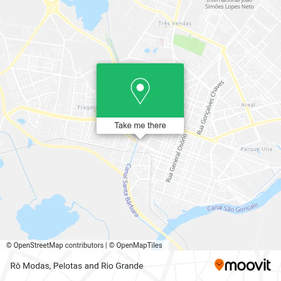 Rô Modas map