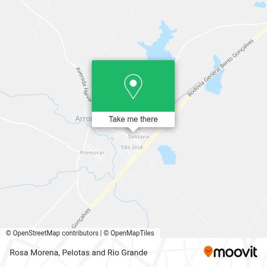 Rosa Morena map