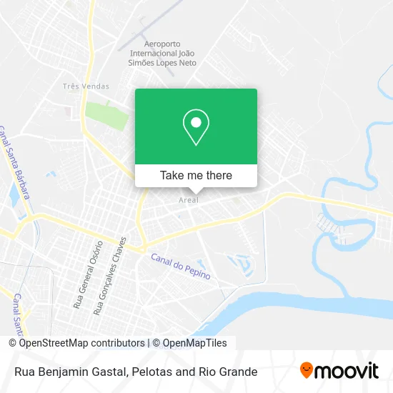Rua Benjamin Gastal map