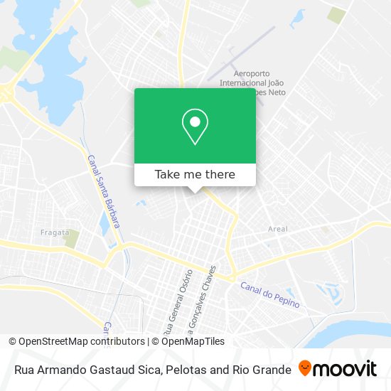 Mapa Rua Armando Gastaud Sica