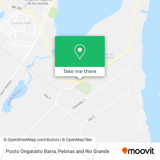 Posto Ongaratto Barra map