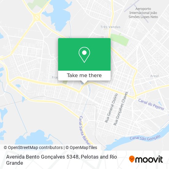 Avenida Bento Gonçalves 5348 map