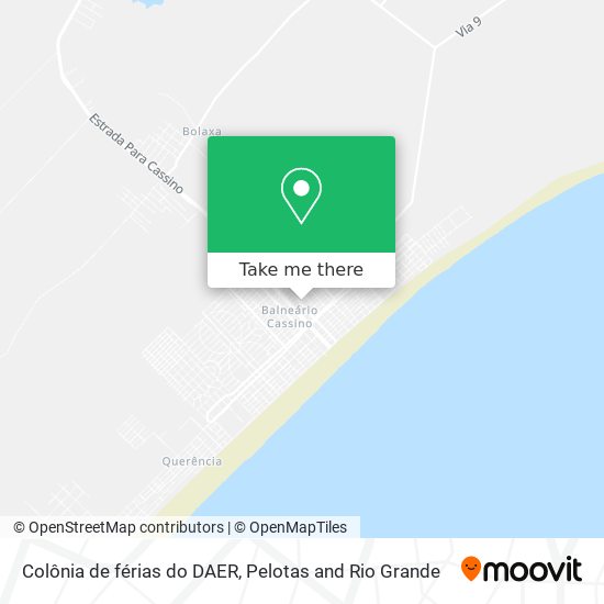 Colônia de férias do DAER map