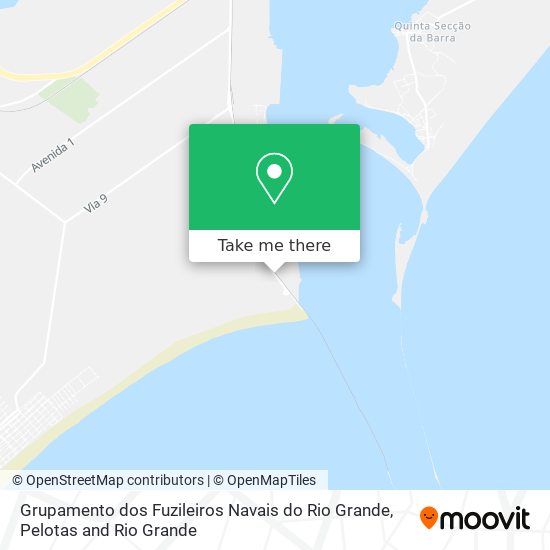 Grupamento dos Fuzileiros Navais do Rio Grande map