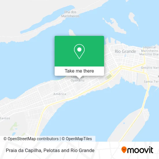 Praia da Capilha map