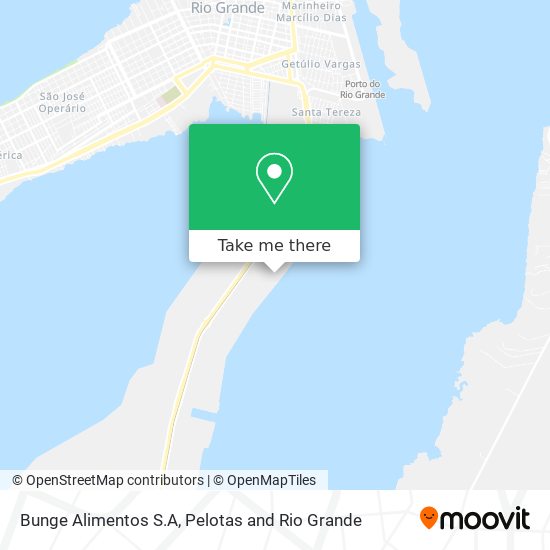 Bunge Alimentos S.A map