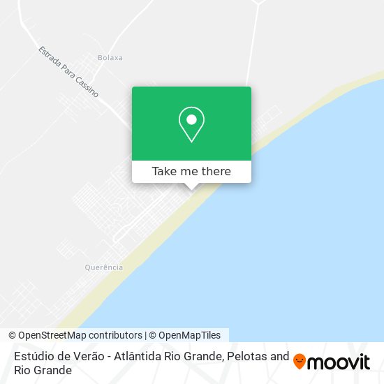 Estúdio de Verão - Atlântida Rio Grande map