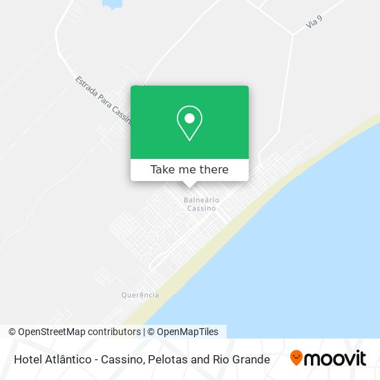 Hotel Atlântico - Cassino map