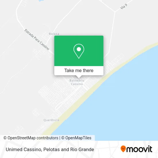 Unimed Cassino map