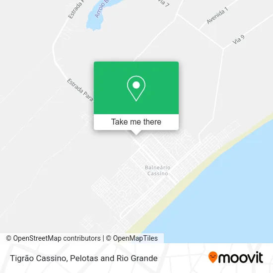 Tigrão Cassino map