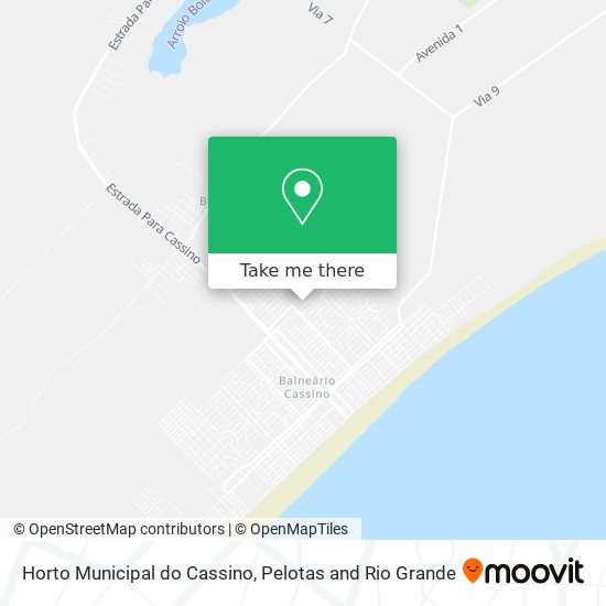 Horto Municipal do Cassino map