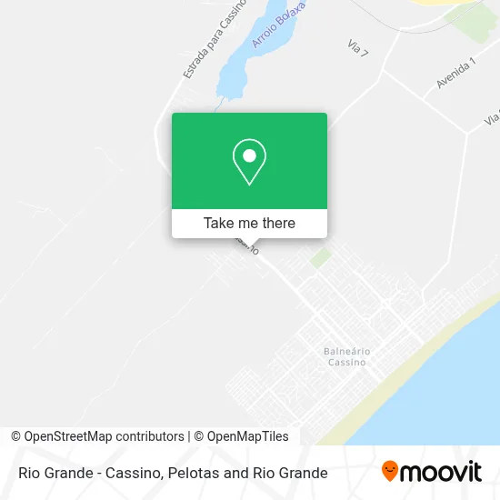 Rio Grande - Cassino map