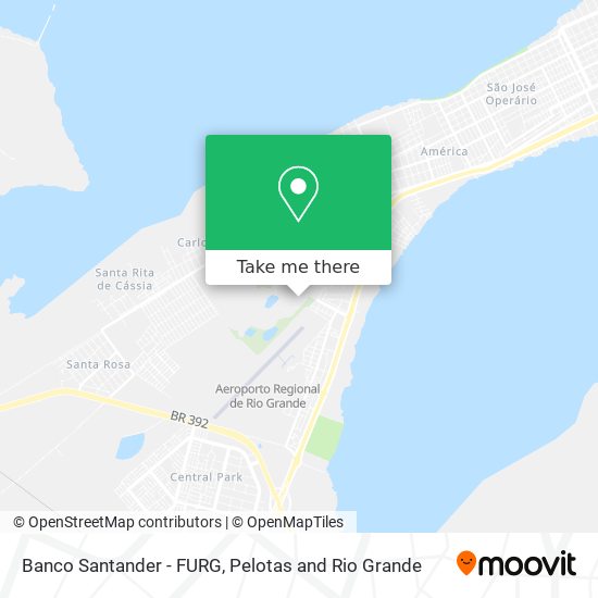 Banco Santander - FURG map