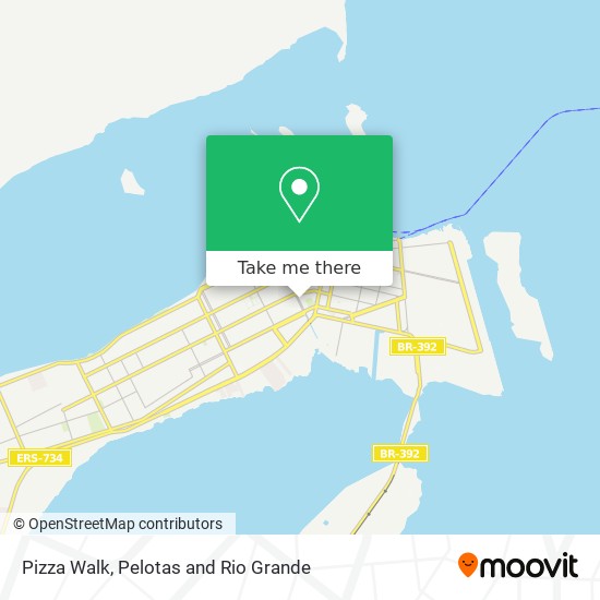 Pizza Walk map