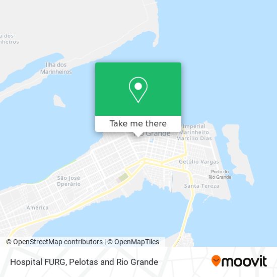 Hospital FURG map