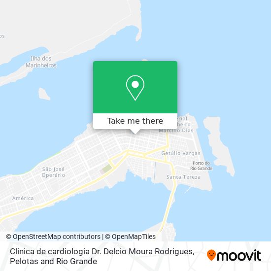 Clinica de cardiologia Dr. Delcio Moura Rodrigues map