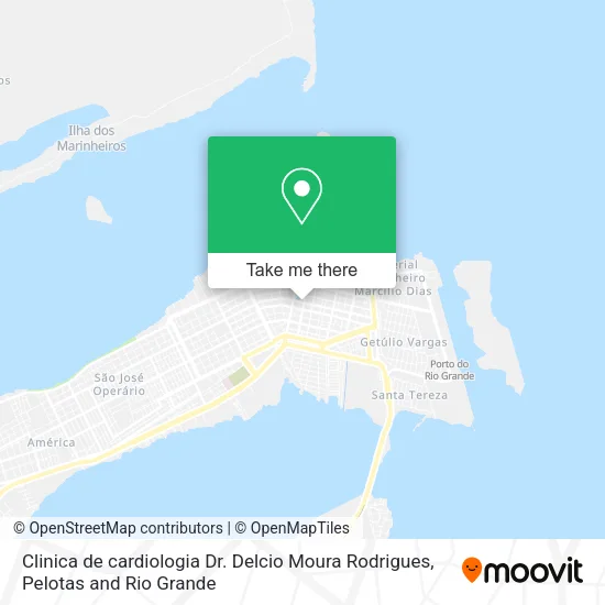 Clinica de cardiologia Dr. Delcio Moura Rodrigues map