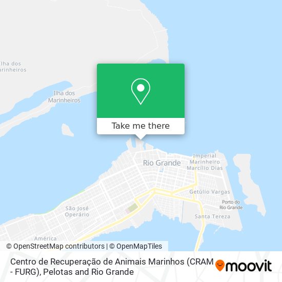 Centro de Recuperação de Animais Marinhos (CRAM - FURG) map