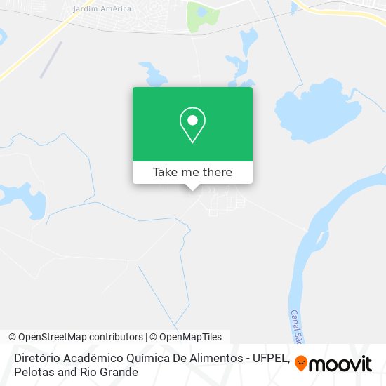 Diretório  Acadêmico Química De Alimentos - UFPEL map