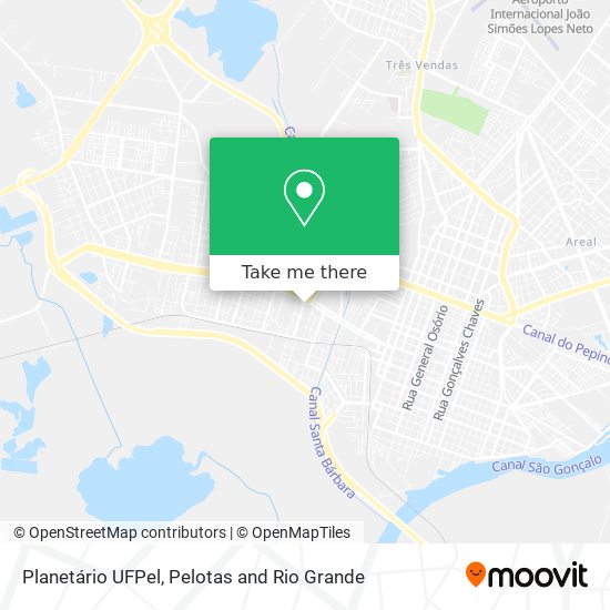 Planetário UFPel map