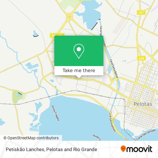 Petiskão Lanches map