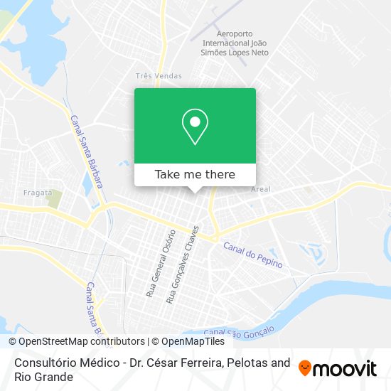 Consultório Médico - Dr. César Ferreira map