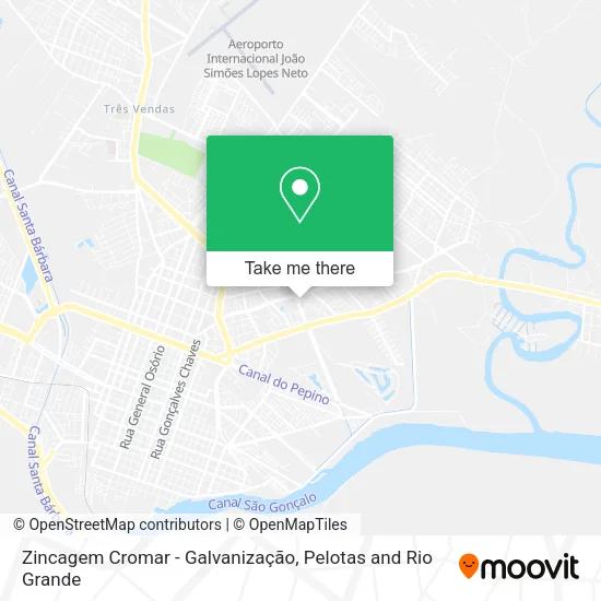 Zincagem Cromar - Galvanização map