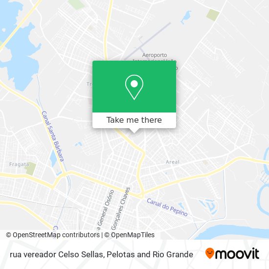 rua vereador Celso Sellas map