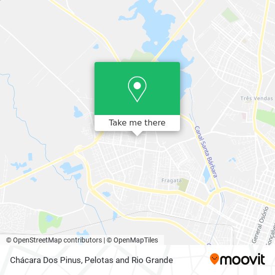 Chácara Dos Pinus map