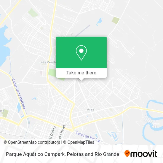 Parque Aquático Campark map