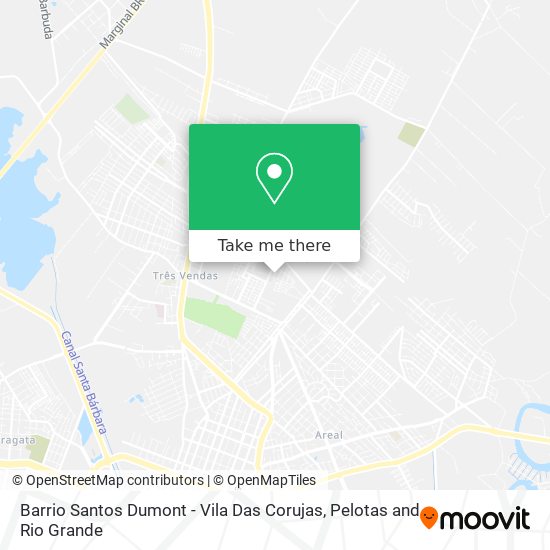 Mapa Barrio Santos Dumont - Vila Das Corujas
