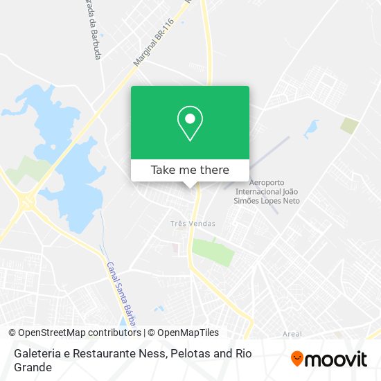 Galeteria e Restaurante Ness map