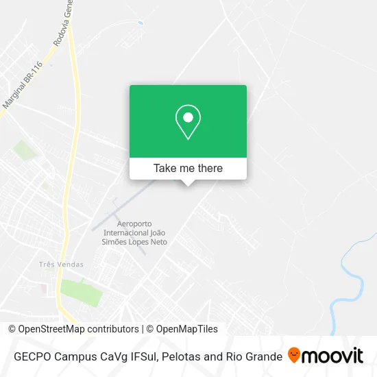 GECPO Campus CaVg IFSul map