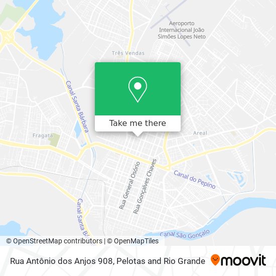 Rua Antônio dos Anjos 908 map