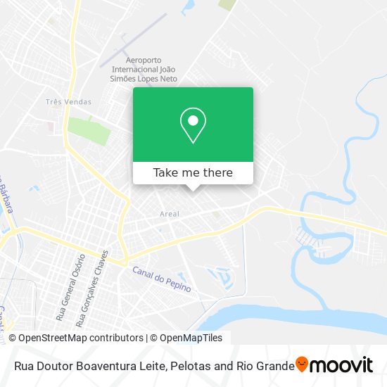 Mapa Rua Doutor Boaventura Leite