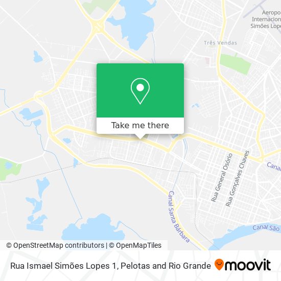 Rua Ismael Simões Lopes 1 map