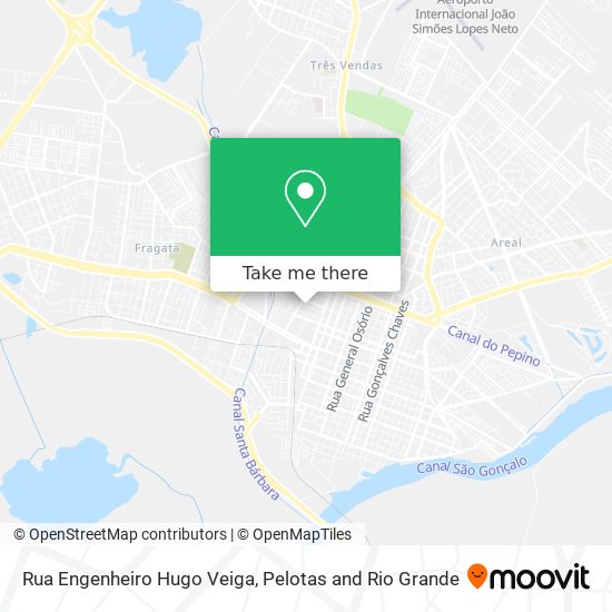 Mapa Rua Engenheiro Hugo Veiga