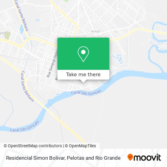 Residencial Simon Bolivar map