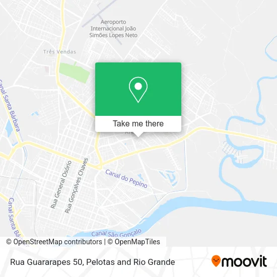 Rua Guararapes 50 map