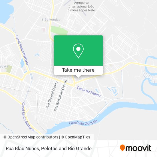 Mapa Rua Blau Nunes