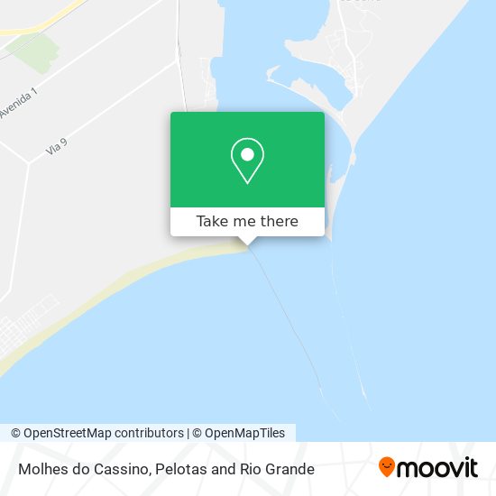 Molhes do Cassino map