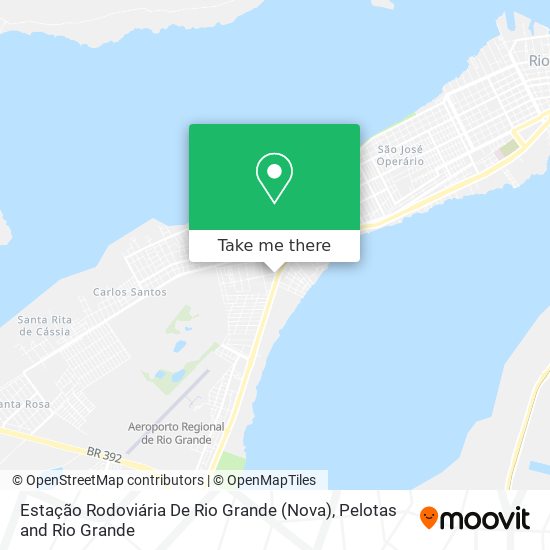 Estação Rodoviária De Rio Grande (Nova) map