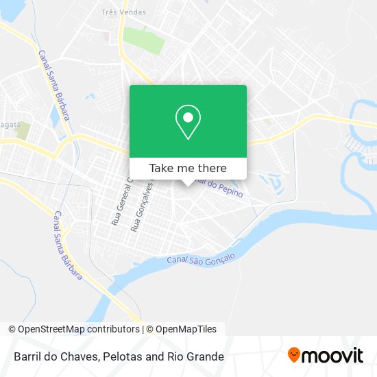 Barril do Chaves map