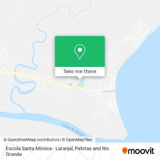 Escola Santa Mônica - Laranjal map