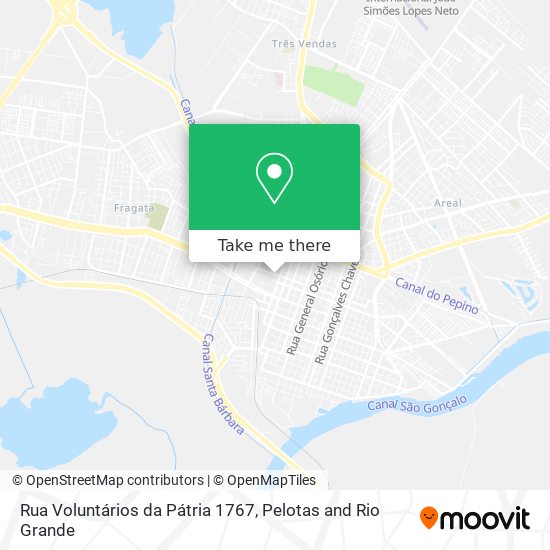 Mapa Rua Voluntários da Pátria 1767