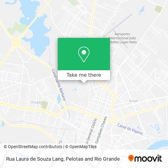 Mapa Rua Laura de Souza Lang