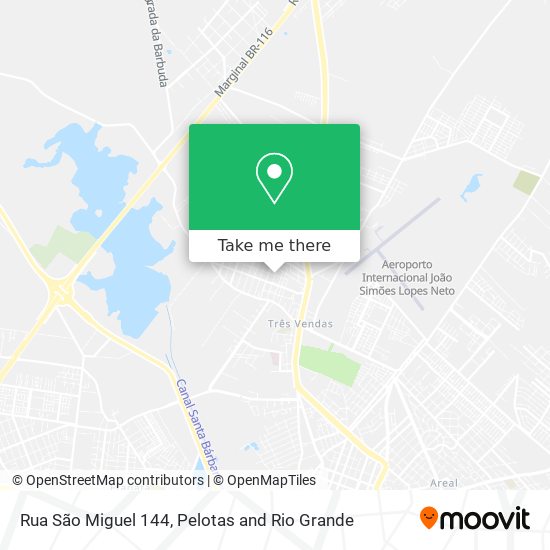 Mapa Rua São Miguel 144