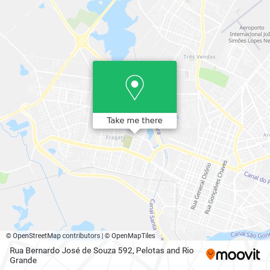 Mapa Rua Bernardo José de Souza 592