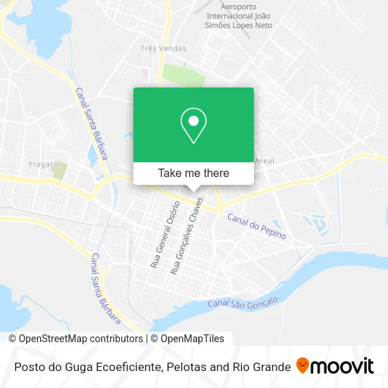 Mapa Posto do Guga Ecoeficiente